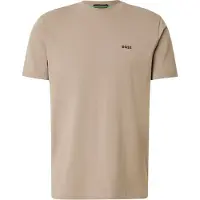 BOSS T-Shirt 50506373 Khakifarben Regular Fit