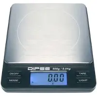 Dipse Digitalwaage TP-500, 6099, bis 500g, mit Abschaltautomatik, Teilung 0,01g