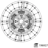 FEBI BILSTEIN Kupplungsscheibe 196927