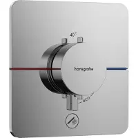 Hansgrohe ShowerSelect Comfort Q Thermostat Unterputz für 1 Verbraucher und einen zusätzlichen Abgang, Chrom