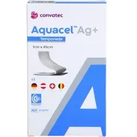 ACA Müller/ADAG Pharma Aquacel Ag+ 1x45 cm Tamponaden 5 ST