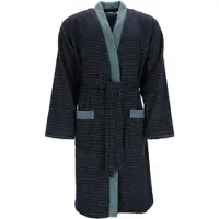 Esprit Bademantel Double Stripe Men Navy Blue-S