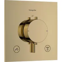Hansgrohe Ecostat Comfort E Thermostat Unterputzmodell für 2 Verbraucher, 33711990