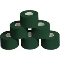Alpidex Tapeverband Sport-Tape, wasserabweisend, grün, selbstklebend, 10 m x 3,8 cm, 6 Stück