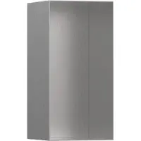 Hansgrohe XtraStoris Minimalistic Wandnische rahmenlos 300/150/140, Edelstahl gebürstet