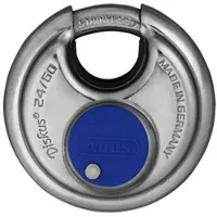 ABUS Vorhängeschloss Diskus 24IB/60 Edelstahl 60 mm