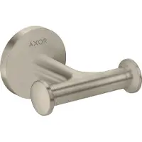 Hansgrohe Handtuchhaken Axor Universal Circular doppelt brushed nickel