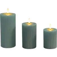 Relaxdays 3x LED-Kerzen