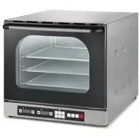 Ristoattrezzature Elektrobackofen 4 Pfannen 43,5x31 cm Umluft mit digitaler Steuerung 2,2 Kw