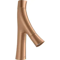 Hansgrohe Zwei-Griff-Waschtischarmatur 80 Axor Starck Organic A 116mm, unver Abl.garn, brush. bron