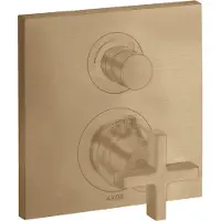 Hansgrohe Fertigmontageset Axor Citterio UP-THM, m Absp-vtl, Kreuz, brush. bron