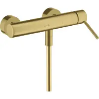 Hansgrohe Einhebel-Brausemischer AXOR STARCK DN 15, Aufputz brushed brass brushed brass