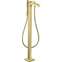 Hansgrohe AXOR Citterio Einhebel-Wannenmischer bodenstehend Rautenschliff Brushed Brass, 39471950