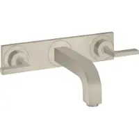 Hansgrohe Fertigmontageset Axor Citterio UP-3-Loch-Waschtischarmatur, m Hebelgr., brush. ni.