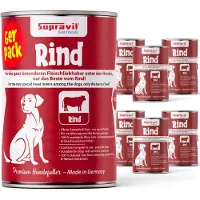 Supravit Hundenassfutter Dosenfutter für Hunde 4920 g