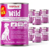 Supravit Hundenassfutter Dosenfutter für Hunde 4920 g