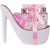 Accentra Geschenkset Pflegeset Badeset Welllness Damen Stiletto mit 5 Pflegeprodukten 1 St