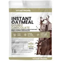 Vitastrong Instant-Haferflocken Doppel-Schokolade - 1 kg, proteinreiche Energie kg Pulver