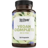 Arigato Distribution GmbH Vegan Complete Multivitamin (120 Kapseln) A-Z hochdosiert - 13 Nährstoffe B12 D3 K2 Eisen Calcium