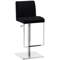 Mayer Barstuhl Sitzmöbel 1260EL 40 x 45 x 87 cm Edelstahl schwarz