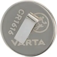 Varta CR1616 Lithium Batterie mit Lötfahne in U-Form