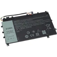 AccuCell Akku passend für Dell Latitude 7350, Li-Polymer, 11,1V, 2700mAh, 30Wh, schwarz