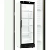 Chefgastro Kühlschrank TOPO | 1 Glastür | 382L | HxBxT 185x59,5x65cm | + Geschirrtuch