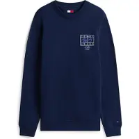 Tommy Hilfiger Regular Entry Dna Pullover Sweatshirt Dark Night Navy Größe: XXL | Pullover Outlet | Herren | Schwarz