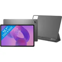 Lenovo Idea Tab Plus 12,1 Zoll 256GB WLAN Grau mit Stylus + Book Case Grau