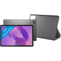 Lenovo Idea Tab 11 Zoll 128GB WLAN Grau mit Stylus + Book Case Grau