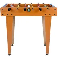 Deuba Tischfussball Kicker mini 69 x 62cm braun