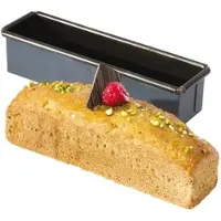 Matfer Exopan gerade Mini-Cake-Form, 18x4,5x4,5 cm (331082)