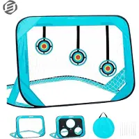OEM Pop Up Fußballtor für Kinder ab 3 Jahren mit 2-in-1 Funktion zum Fußballtraining