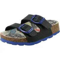 Superfit Fussbettpantoffel schwarz/blau (0100) 27