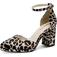 Tamaris Damen Pumps offen mit Fesselriemen und Blockabsatz 1-22463-45, Größe:41 EU, Farbe:Mehrfarbig
