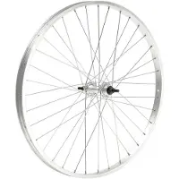 Mvtek 26´´ X 1.75 Steel Hub On Spheres Nut Vorderrad Silber 9 x 100 mm Silber 9 x 100 mm