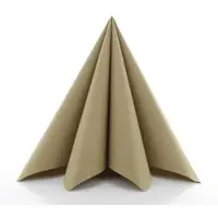 Sovie HORECA Serviette Naturbraun aus Linclass Airlaid 40 x 40 cm, 50 Stück