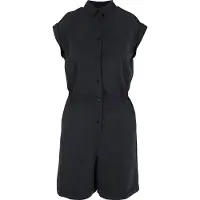 Urban Classics Viscose Twill Kurzer Overall Mit Kurzen Ärmeln