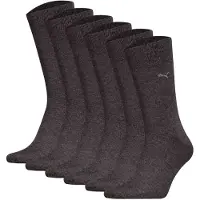 Puma Herren Socken, 6er Pack - Classic, Kurzsocken, Logo, einfarbig