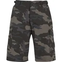 Brandit sommerliche Herren Cargo Shorts Robuste Ripstop Bermuda aus Baumwolle Camouflage
