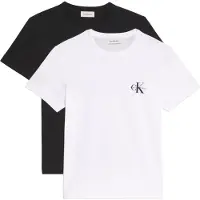 Calvin Klein Jeans T-Shirt "MONOLOGO CN 2 PACK TEE" Packung, 2er-Pack, 2 Stk., Logoschriftzug