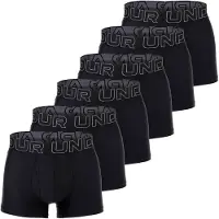 Under Armour Herren Boxershorts, 6er Pack - Performance Tech Trunks Solid 3 in, Stretch, einfarbig
