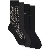 BOSS Businesssocken Packung, 4, 4 Paar tlg. mit Logo