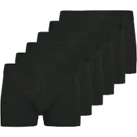 Jack & jones JACK&JONES Herren Boxershorts, 6er Pack - JACORDINARY TRUNKS 6 PACK, Baumwoll-Stretch, einfarbig