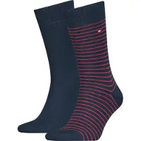 Tommy Hilfiger Socken 2 Paare Dunkelblau Streife