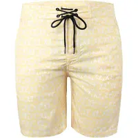 Yeaz Badeshorts "Badeshorts DAZZERS", Herren, Gr. L, US, gelb, Obermaterial: 97% Polyester PES. 3% Elasthan EL., Badehosen Badeshorts