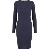 Urban Classics Rib Langes Kleid Mit Langen ärmeln