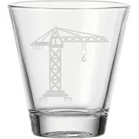 Luxentu Kinderbecher "Kinderbecher Kran 215 ml transparent"