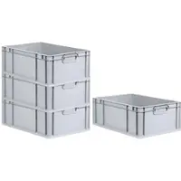 Proregal SuperSparSet 4x Eurobox NextGen Grip HxBxT 22 x 40 x 60 cm 44 Liter