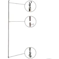 Piper Schellenstange / Verandastange Stahl 22 mm / 115 - 200 cm